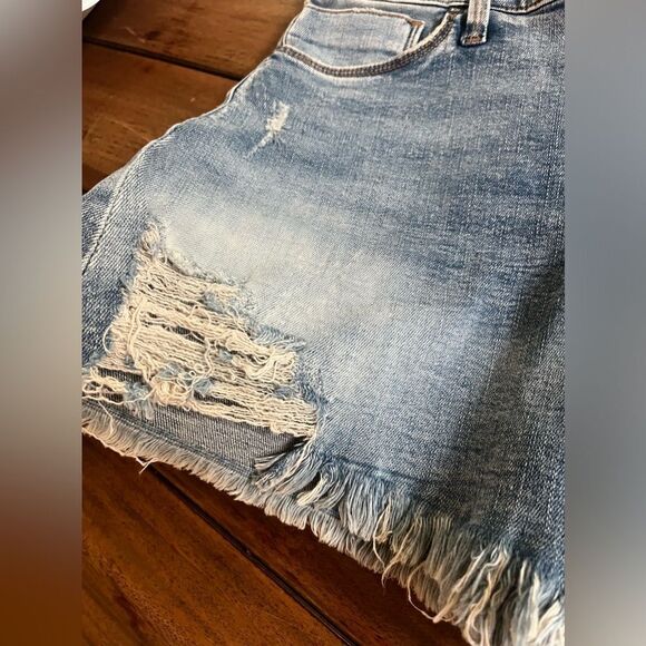 Edyson DELON  Denim high-rise Distressed Shorts; Size 27 NWT! 2 pairs to sell! - Picture 6 of 10